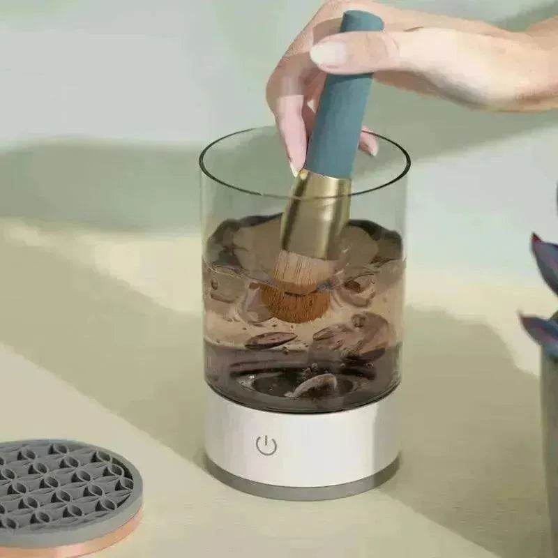 Women's Eye Shadow Brush Cleaning Tool Portable Electric Makeup Brush Cleaner Machine - www.Shopthatapp.com