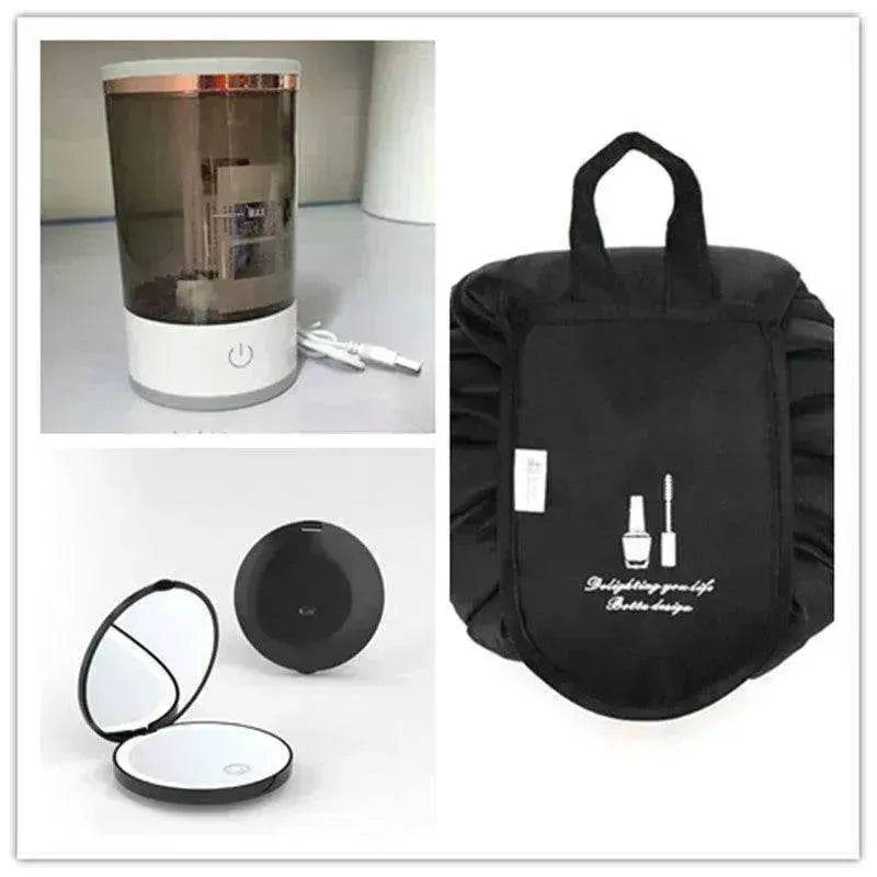 Women's Eye Shadow Brush Cleaning Tool Portable Electric Makeup Brush Cleaner Machine - www.Shopthatapp.com