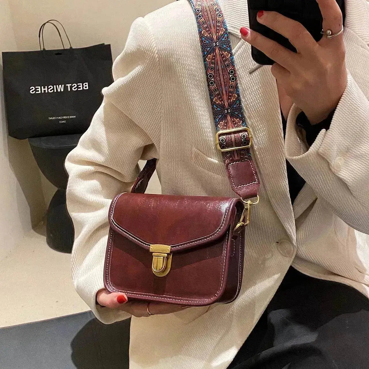 Women's Fashion Casual Vintage Shoulder Bag - www.Shopthatapp.com