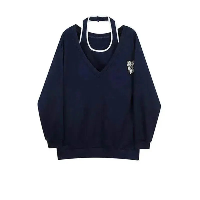 Women's Fashion Loose Mid-length Jacket Lining Set - www.Shopthatapp.com