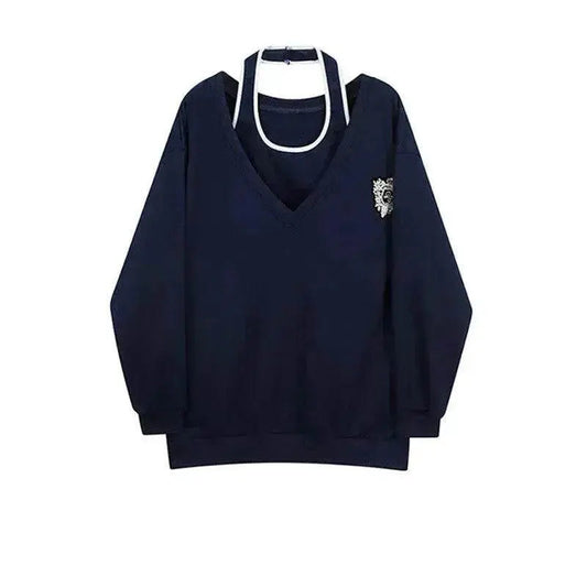 Women's Fashion Loose Mid-length Jacket Lining Set - www.Shopthatapp.com