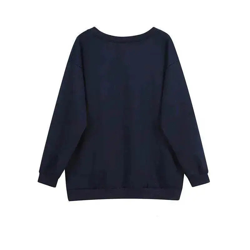 Women's Fashion Loose Mid-length Jacket Lining Set - www.Shopthatapp.com