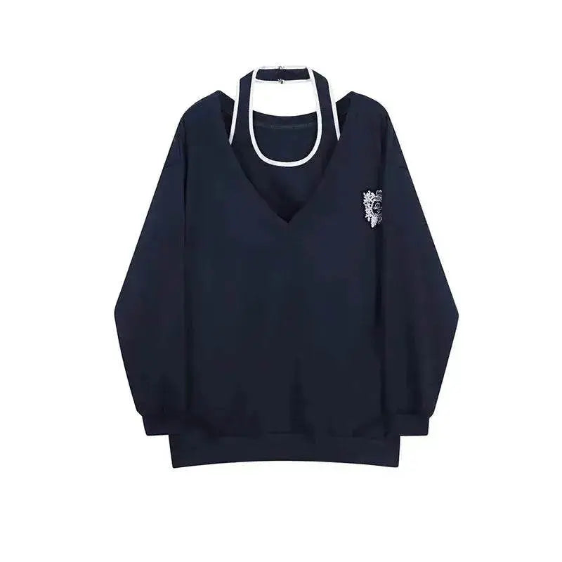 Women's Fashion Loose Mid-length Jacket Lining Set - www.Shopthatapp.com