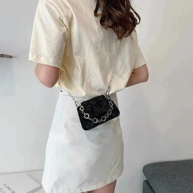 Women's Fashion Mini Chain Handbag Shoulder Crossbody Bag - www.Shopthatapp.com