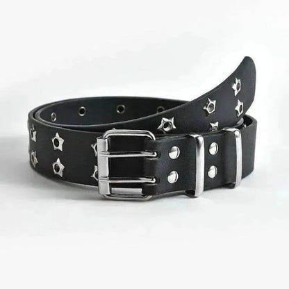 Women's Fashion Stars Decorative Double row Belt - www.Shopthatapp.com