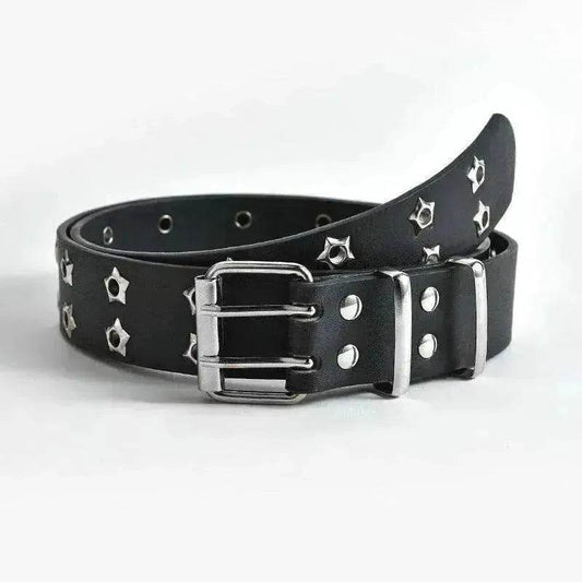 Women's Fashion Stars Decorative Double row Belt - www.Shopthatapp.com