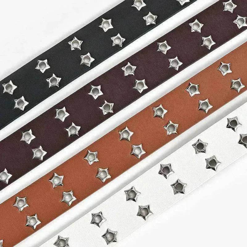 Women's Fashion Stars Decorative Double row Belt - www.Shopthatapp.com