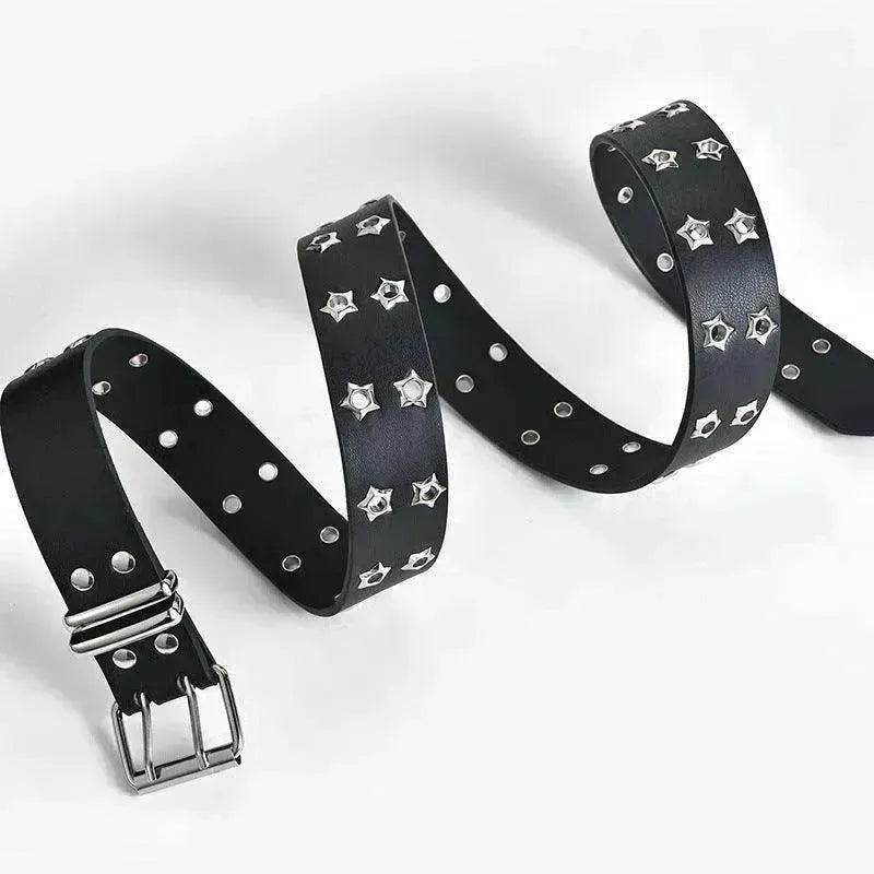 Women's Fashion Stars Decorative Double row Belt - www.Shopthatapp.com