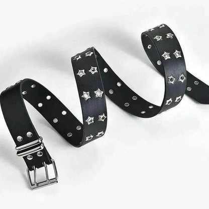 Women's Fashion Stars Decorative Double row Belt - www.Shopthatapp.com