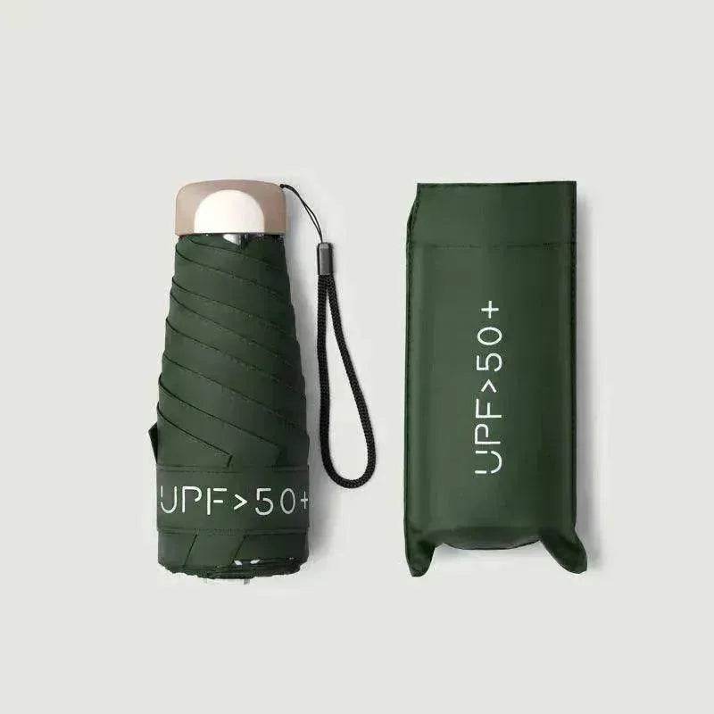 Women's Five-Fold Umbrella, Rain Or Shine, Automatic Umbrella - www.Shopthatapp.com