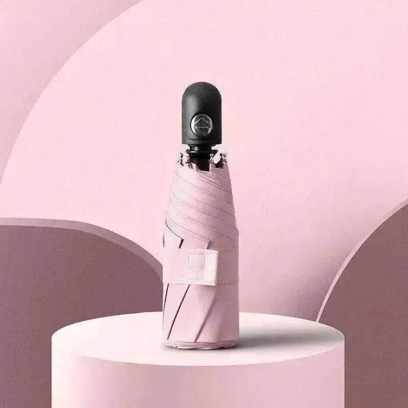 Women's Five-Fold Umbrella, Rain Or Shine, Automatic Umbrella - www.Shopthatapp.com