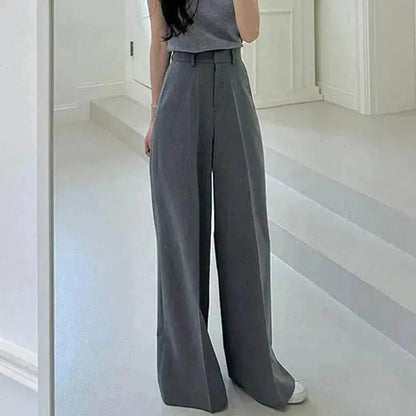 Women's Hanging Wide Leg Mopping Casual Pants - www.Shopthatapp.com