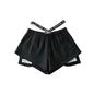 Women's High Waist Running Athletic Gym Hot Pants - www.Shopthatapp.com