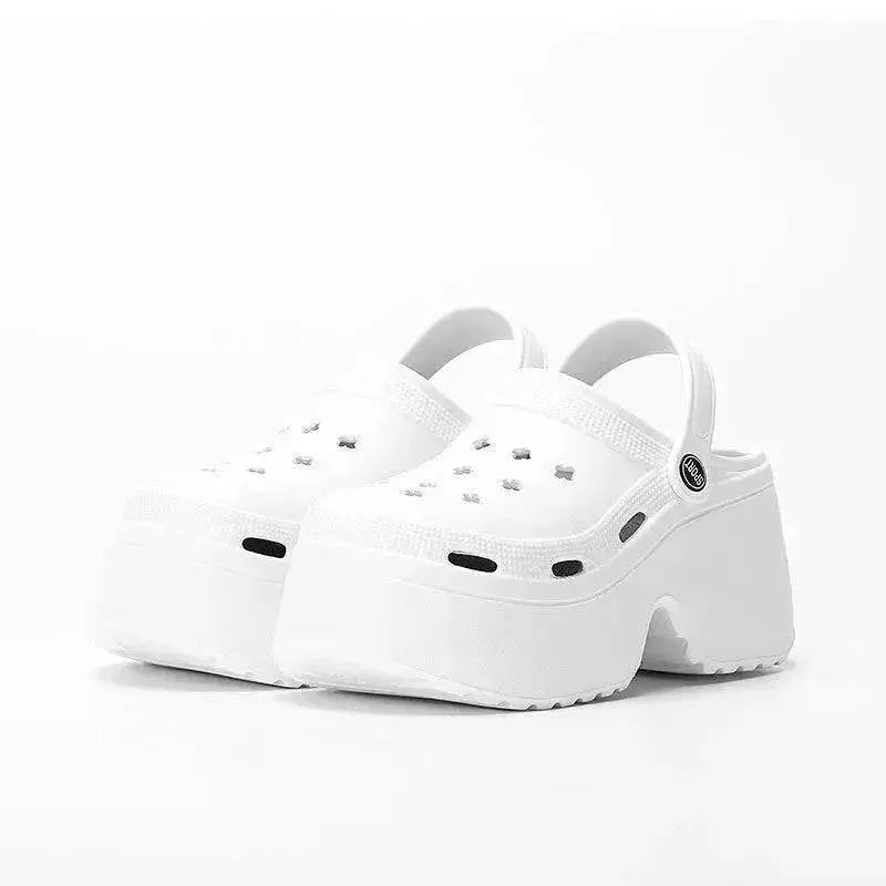 Women's Hole Shoes Summer Wear Leopard Print - www.Shopthatapp.com