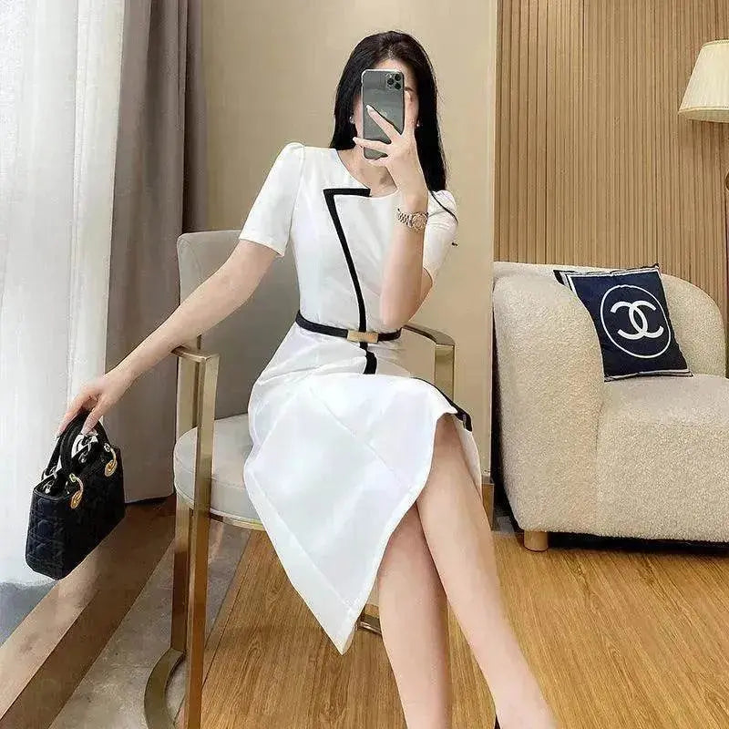 Women's Mid-Length Fashion Dress - www.Shopthatapp.com