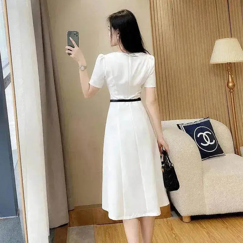 Women's Mid-Length Fashion Dress - www.Shopthatapp.com