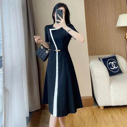 Women's Mid-Length Fashion Dress - www.Shopthatapp.com