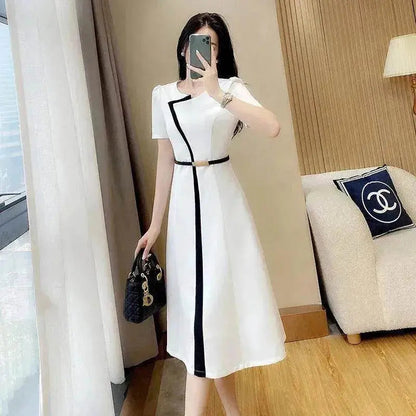 Women's Mid-Length Fashion Dress - www.Shopthatapp.com