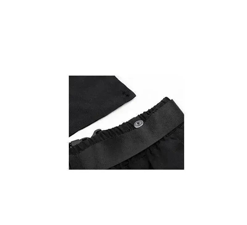 Women's New Loose Straight Black Overalls Overalls - www.Shopthatapp.com