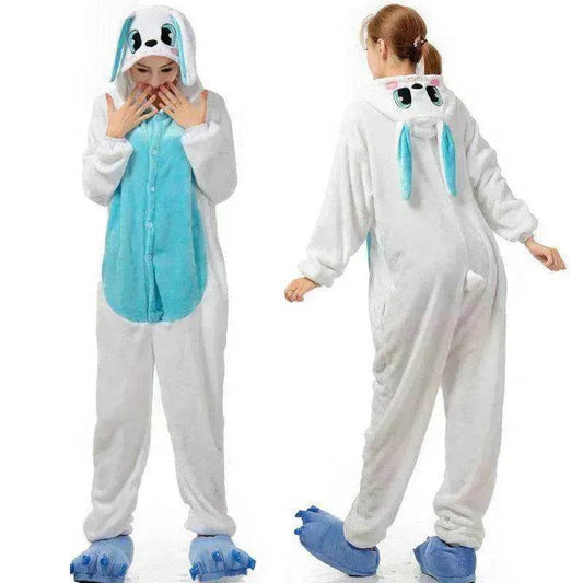 Women's One-piece Cartoon Animal Pajamas - www.Shopthatapp.com