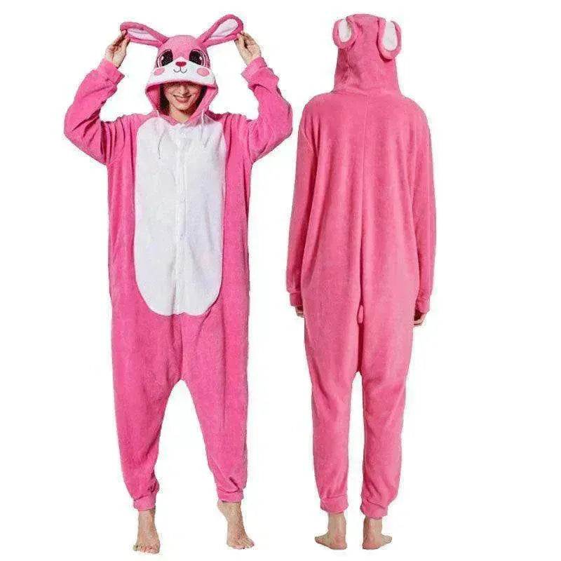 Women's One-piece Cartoon Animal Pajamas - www.Shopthatapp.com