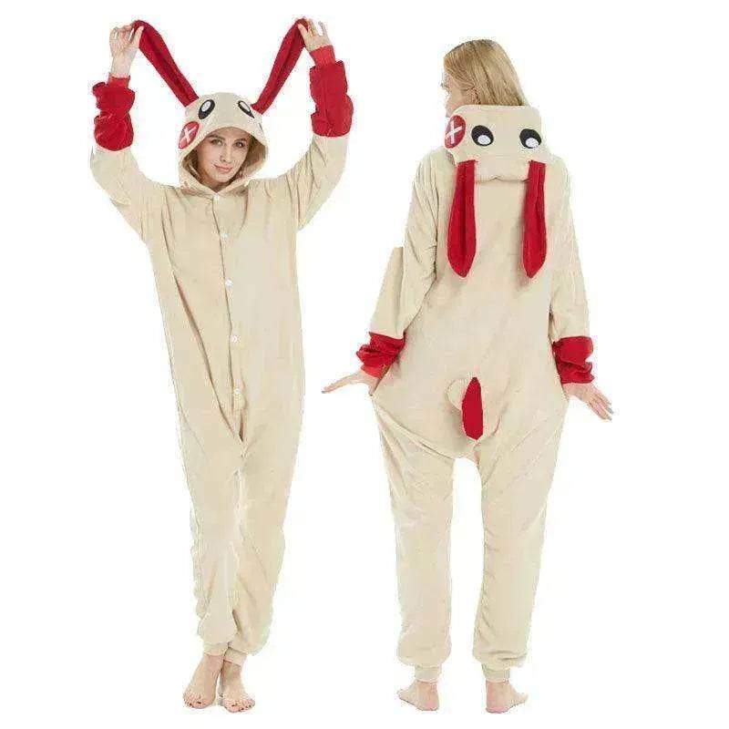 Women's One-piece Cartoon Animal Pajamas - www.Shopthatapp.com