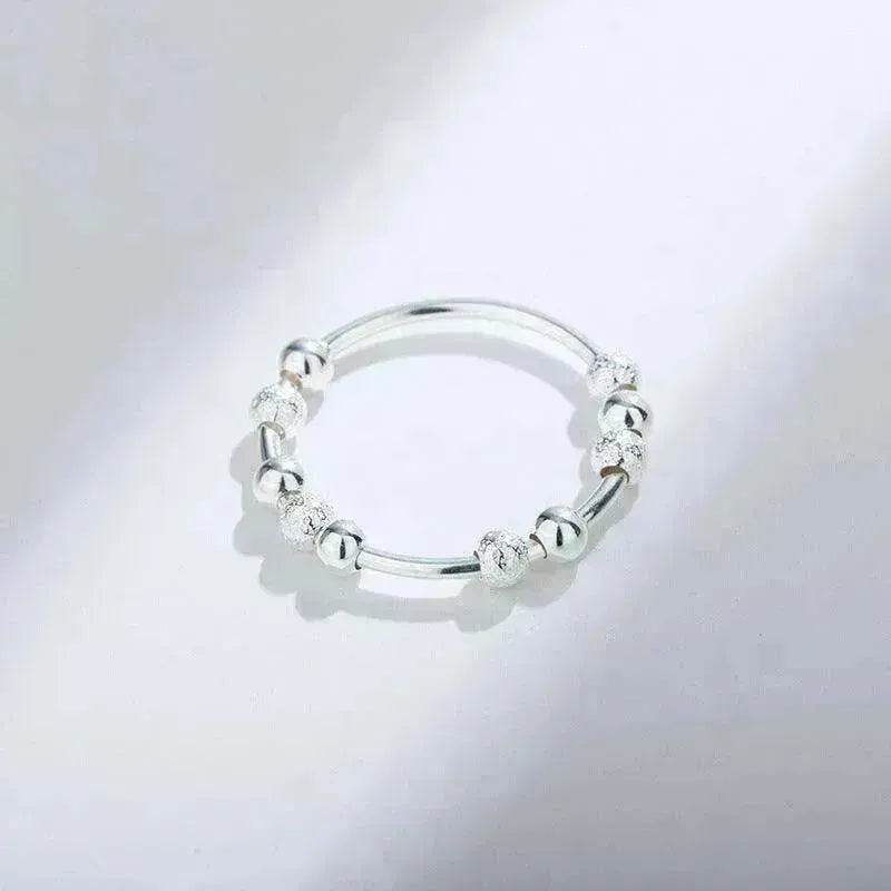 Women's Stylish And Simple Personality Sterling Silver Anxiety Ring - www.Shopthatapp.com