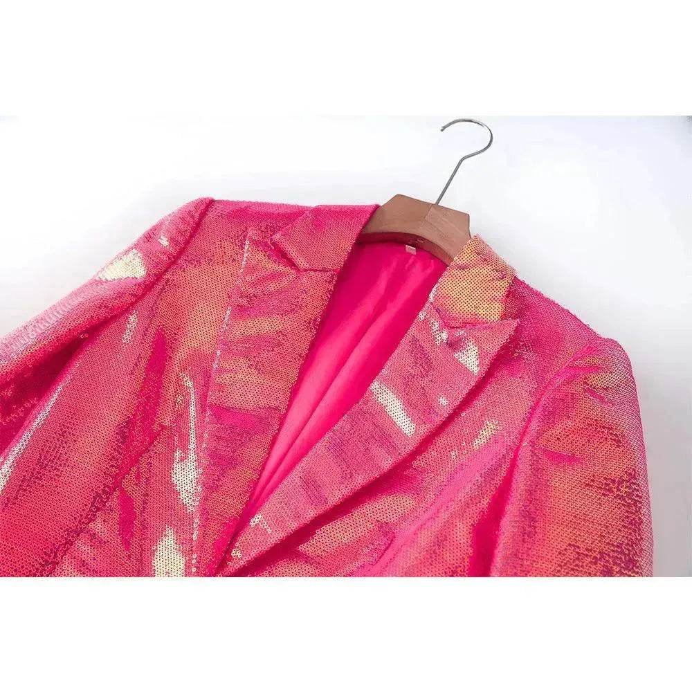 Women's Suit Coat Shorts and Blazer Fashion Suit Two-piece Suit - www.Shopthatapp.com