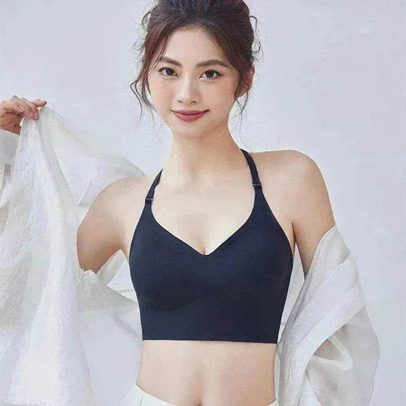 Women's U shaped  One piece Seamless Back Shaping Bra - www.Shopthatapp.com