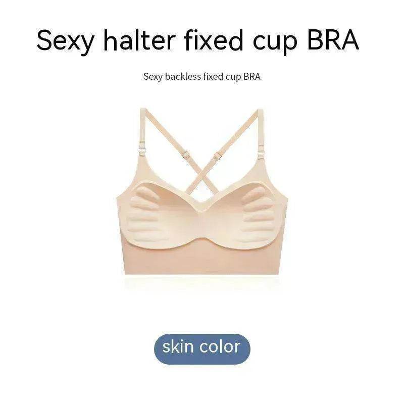 Women's U shaped  One piece Seamless Back Shaping Bra - www.Shopthatapp.com