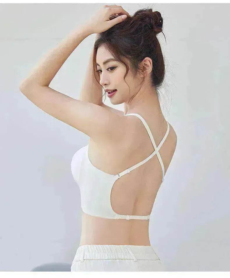 Women's U shaped  One piece Seamless Back Shaping Bra - www.Shopthatapp.com