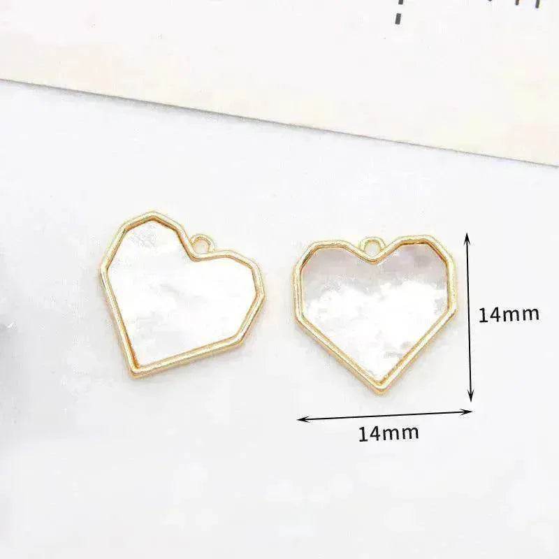 Women's White Shell Pendant Ear Rings - www.Shopthatapp.com