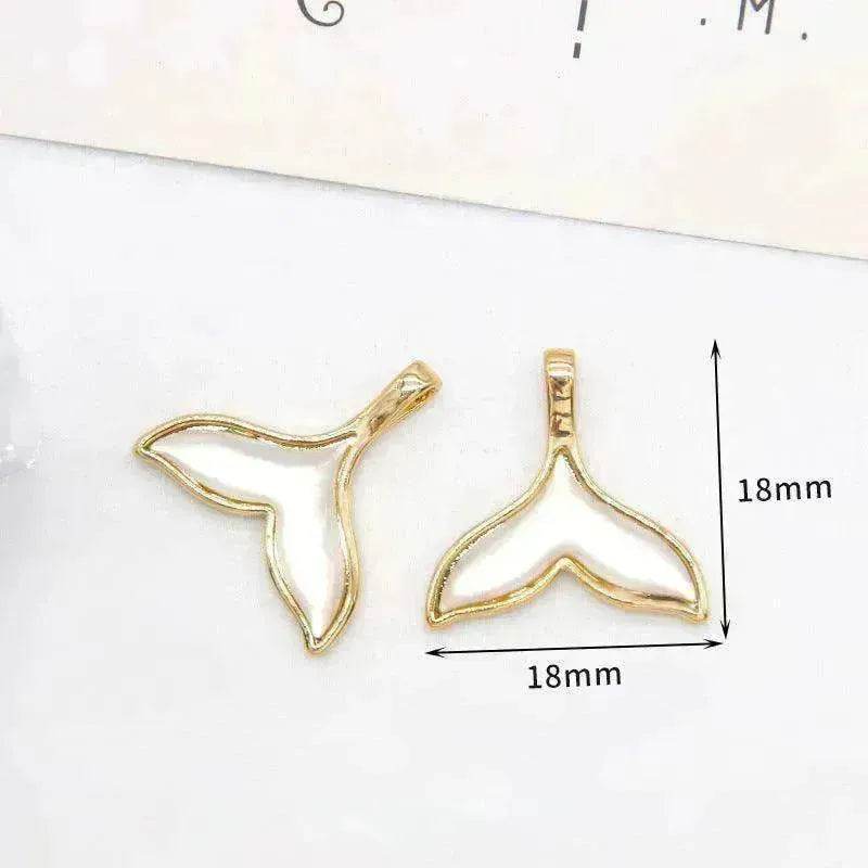 Women's White Shell Pendant Ear Rings - www.Shopthatapp.com