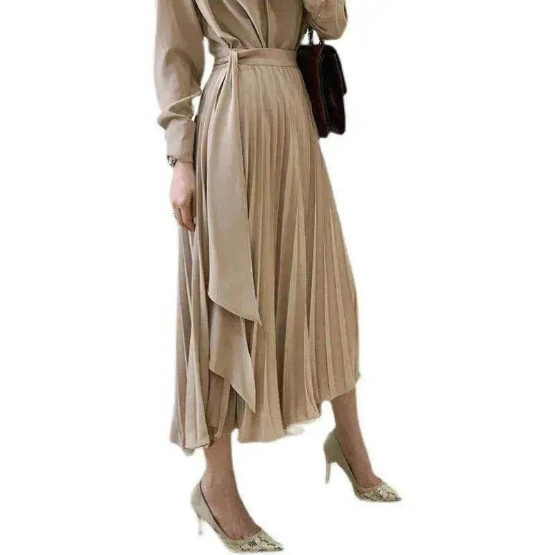 Women's cotton Oversized Loose Waist below the knee Dress - www.Shopthatapp.com