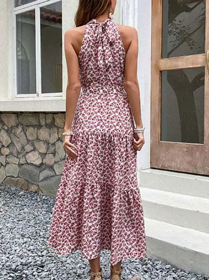 Women's Sling Midi Dress Slim Halter Dress - Www.Shopthatapp.com