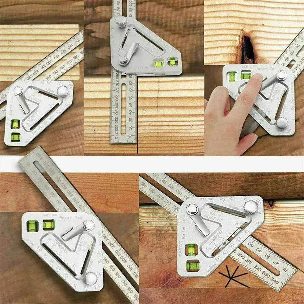 Woodworking Triangle Ruler Angle Measure - www.Shopthatapp.com