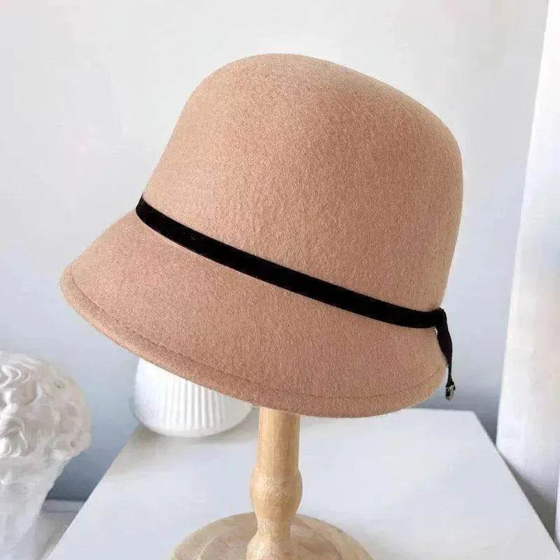 Wool Felt Hats Fine Bow Ladies - www.Shopthatapp.com #