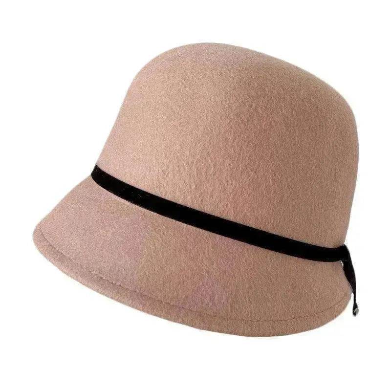 Wool Felt Hats Fine Bow Ladies - www.Shopthatapp.com #