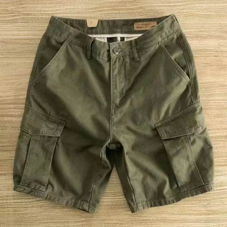 Workwear Casual Men's Loose Summer All-matching Straight Fifth Cargo short Pants - www.Shopthatapp.com #