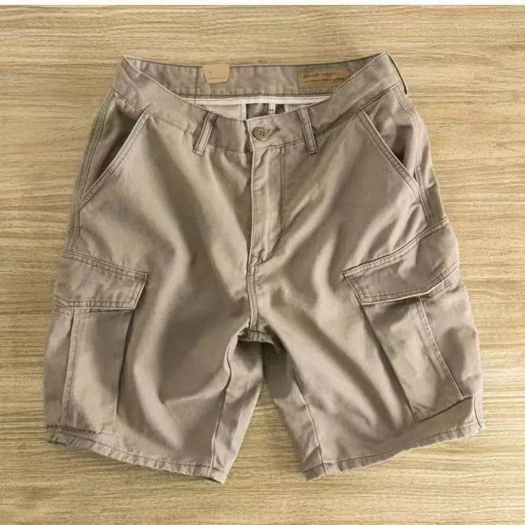 Workwear Casual Men's Loose Summer All-matching Straight Fifth Cargo short Pants - www.Shopthatapp.com #