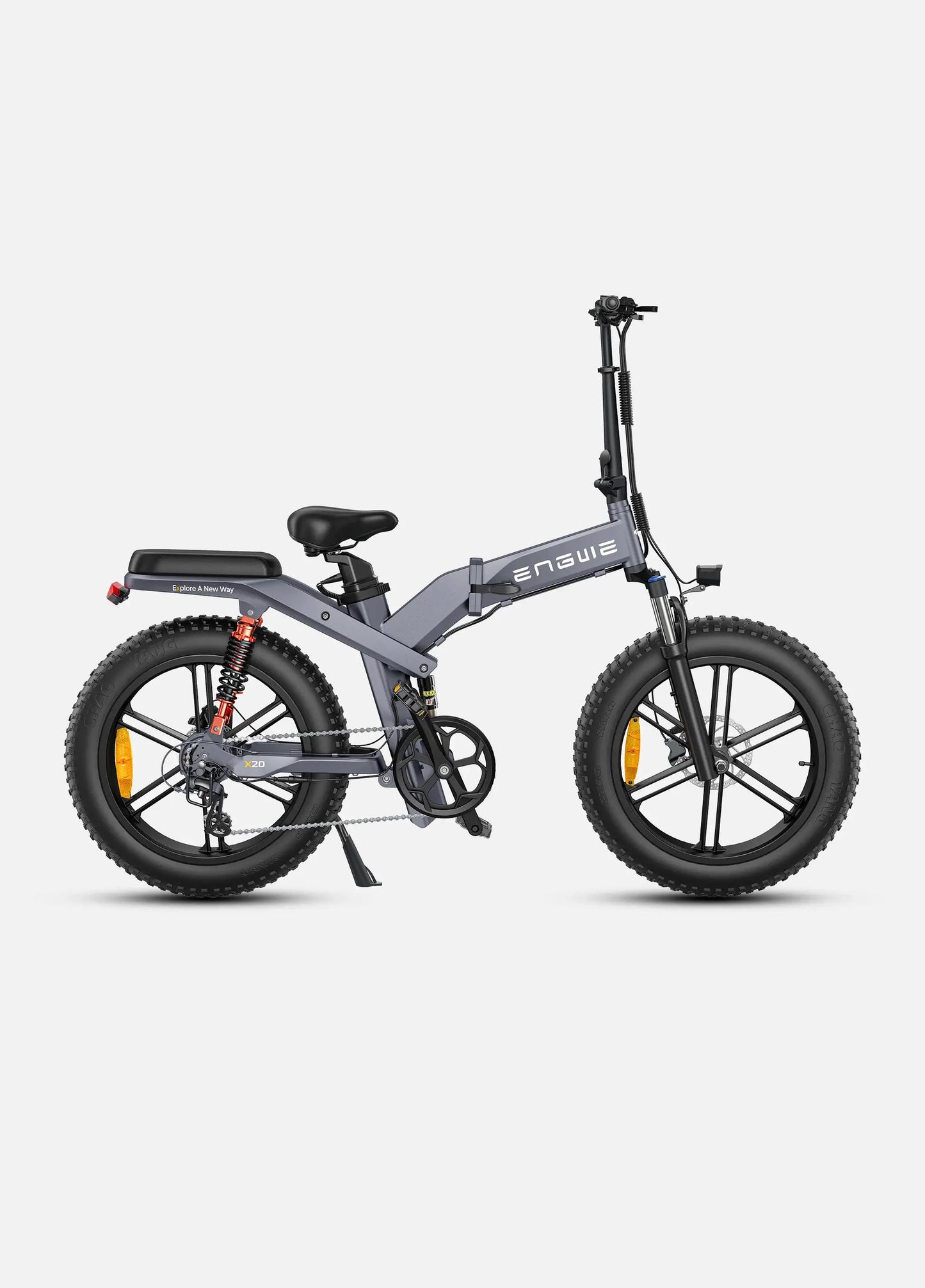 ENGWE X20 25 km/h Triple Suspension 22.2Ah Dual Batteries Foldable E-bike - www.Shopthatapp.com