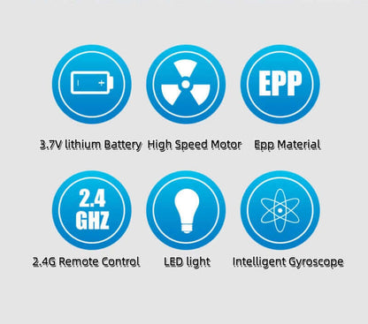 X320 Sea, land and air remote control glider EPP foam remote control aircraft with LED light flight time Remote control plane - www.Shopthatapp.com #