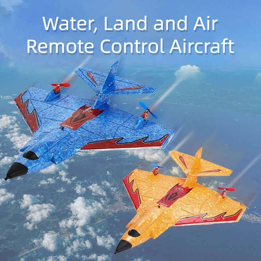 X320 Sea, land and air remote control glider EPP foam remote control aircraft with LED light flight time Remote control plane - www.Shopthatapp.com