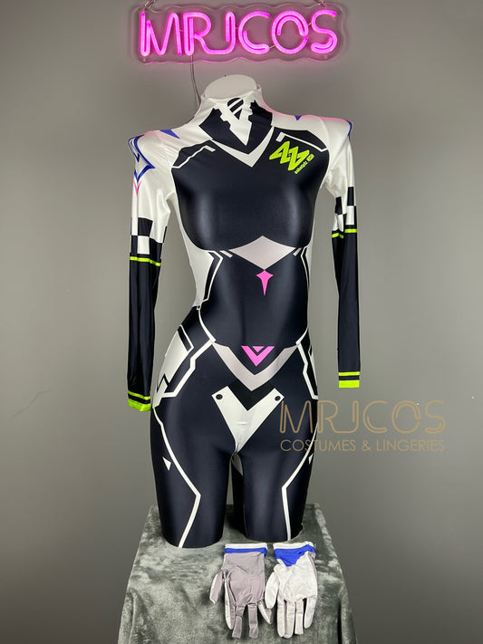 Anime Sci-fi Spandex Swimwear Cosplay Bodysuit Race Queen Costume Zentai - www.Shopthatapp.com