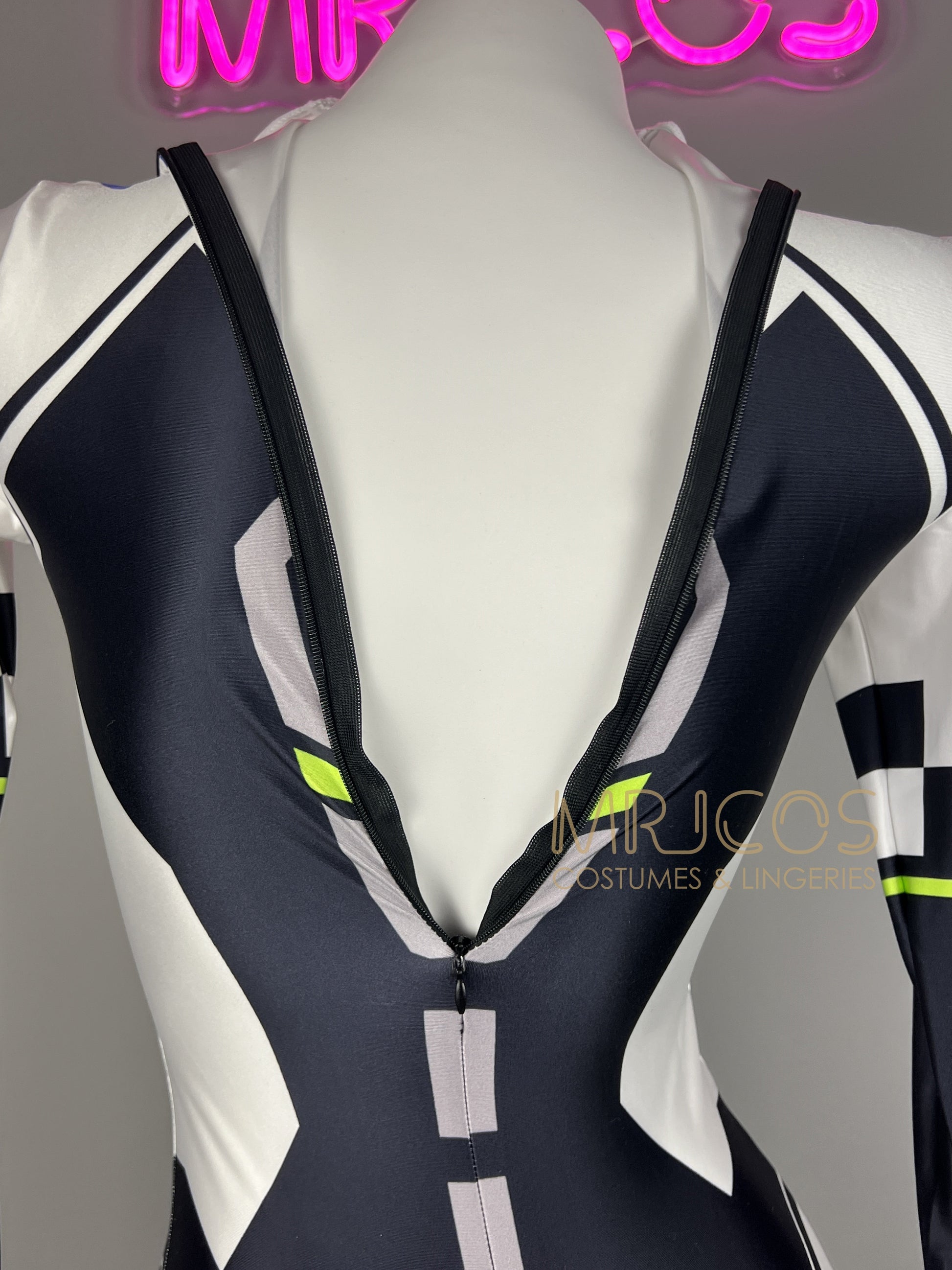 Anime Sci-fi Spandex Swimwear Cosplay Bodysuit Race Queen Costume Zentai - www.Shopthatapp.com