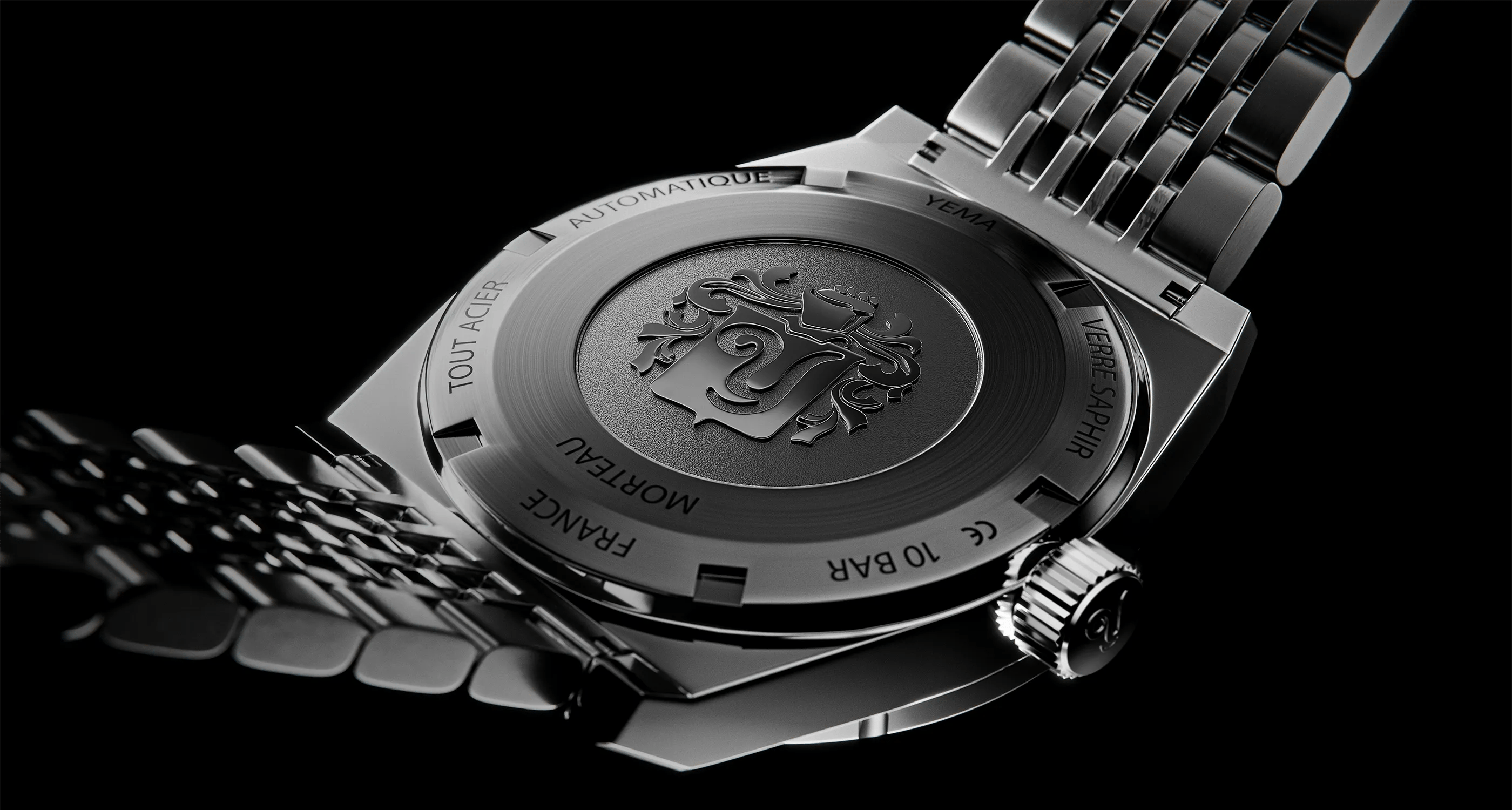 YEMA Urban Sport Rallygraf 39mm Brown Leather | YRAL23-AU34S - www.Shopthatapp.com