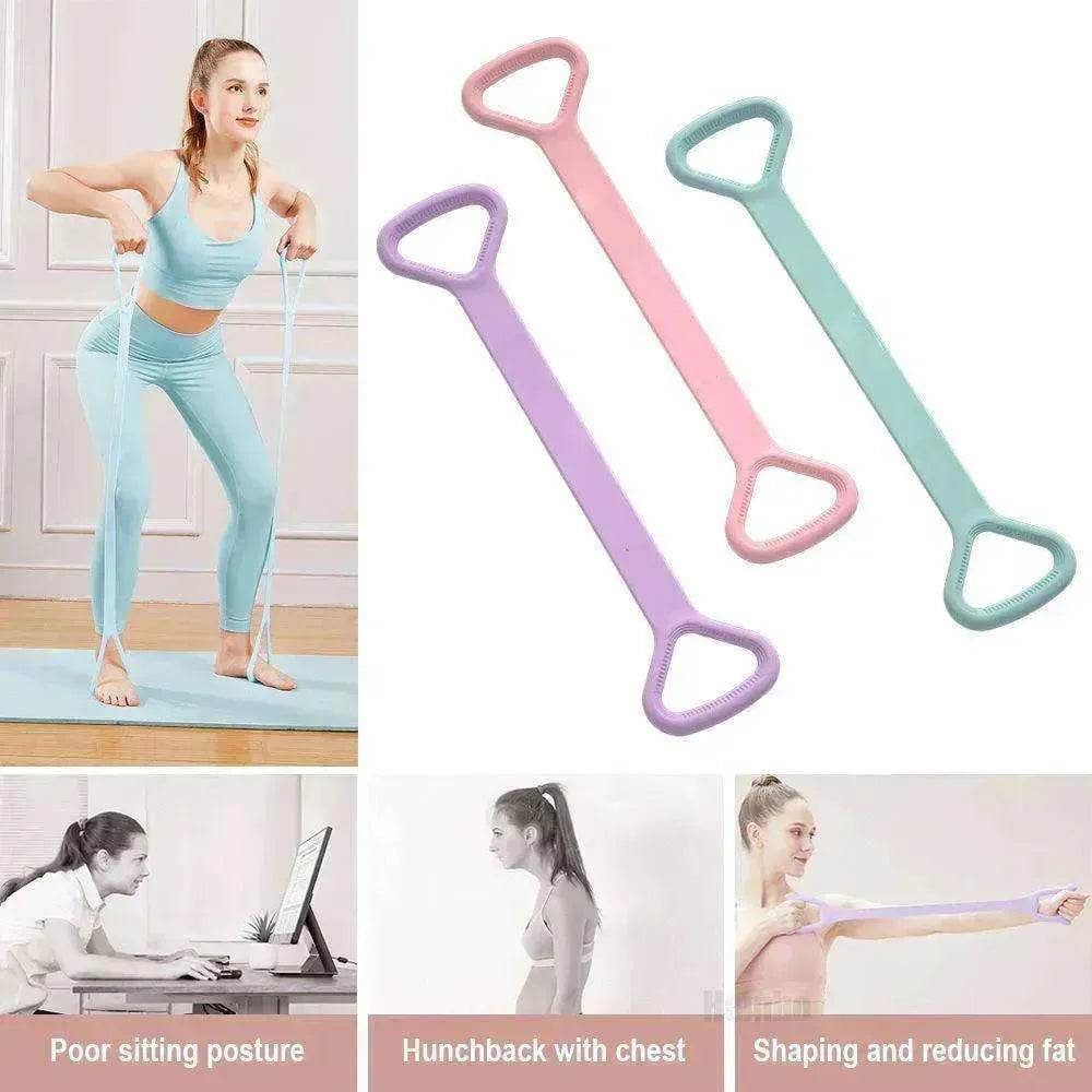 Yoga Band: Arm Back Training Elastic Ropes - www.Shopthatapp.com