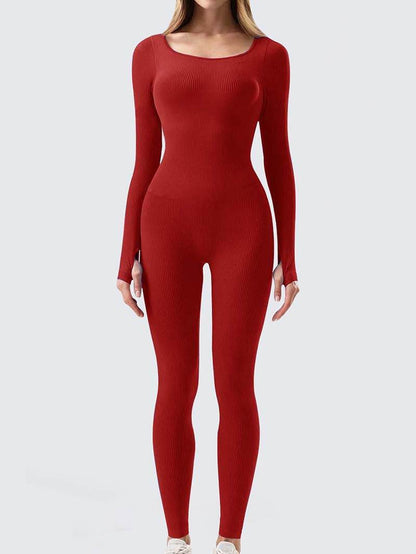 Yoga Jumpsuit & Workout Clothes Slim Thread Long Sleeve Yoga Jumpsuit - www.Shopthatapp.com #