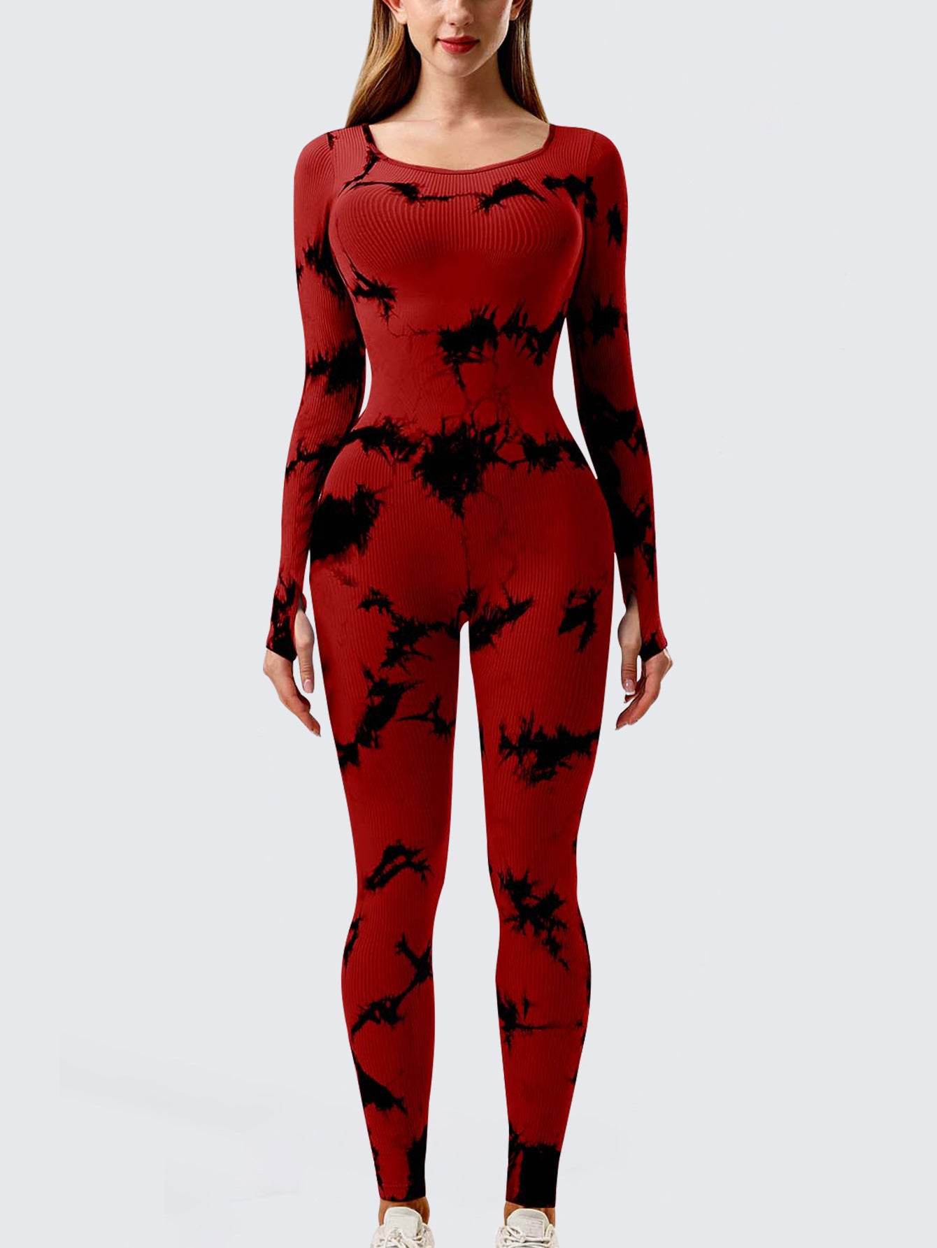 Yoga Jumpsuit & Workout Clothes Slim Thread Long Sleeve Yoga Jumpsuit - www.Shopthatapp.com #