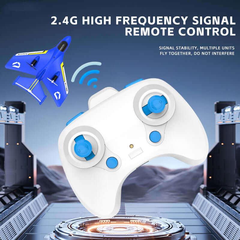 ZY-425 RC Aircraft: Durable All-Terrain Water, Land, Air Plane with LED Lights - www.Shopthatapp.com #